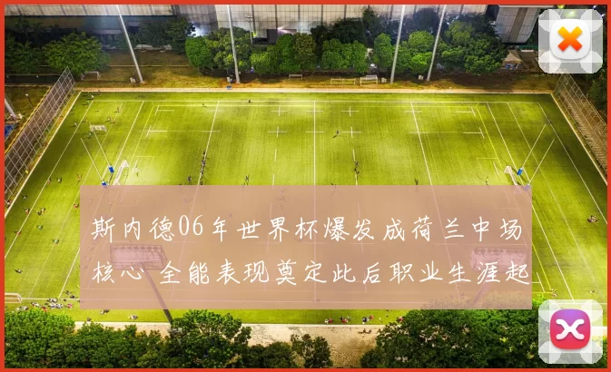 斯内德06年世界杯爆发成荷兰中场核心 全能表现奠定此后职业生涯起点