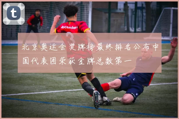 北京奥运会奖牌榜最终排名公布中国代表团荣获金牌总数第一