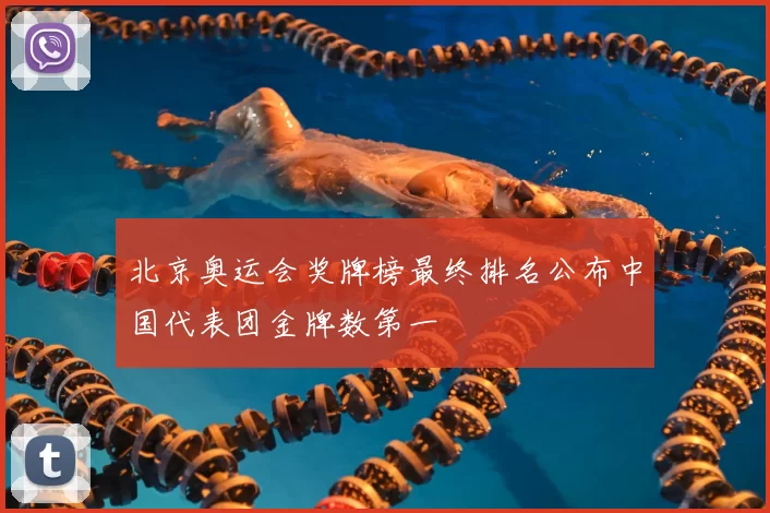 北京奥运会奖牌榜最终排名公布中国代表团金牌数第一